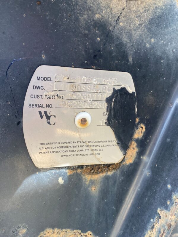 Used Watson & Chalin Steerable Axle SL1190SSR - Image 3